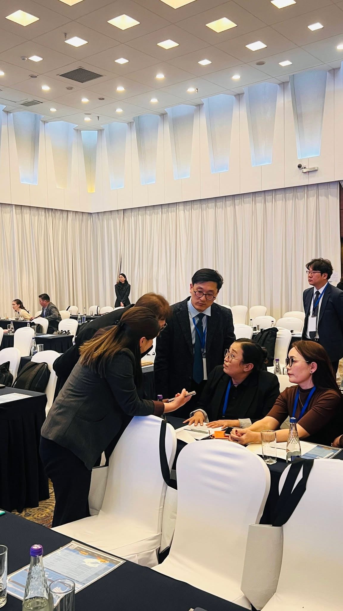 With delegates at the Ulaanbaatar workshop